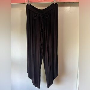 American Rag gauze, wrap around pants size XL black